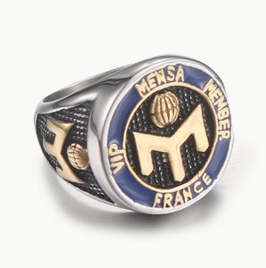 Fashion jewelry Ring Stainless Steel Soccer fans enthusiast design glamour women business men ring wholesale