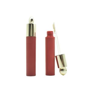 Lip flat round head lip gloss bottle packaging material