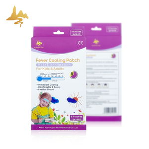 Customized Products Cold Packs Heat Discoloration Hydrogel Cool Pad Baby And Adult Reduce Forehead Fever Cooling Gel Patches