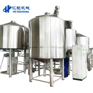 HG 2000l 4000l 5000l 20bbl 30bbl 40 bbl 50bbl for large turnkey project microbrewery industrial beer brewing brewery equipment