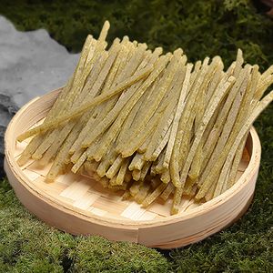 Pet food homemade cat snack seaweed teething stick hairball cleaning tooth cat treats Chicken seaweed thin strip