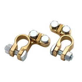 Angle-type Brass Battery Terminal, Positive and Negative.