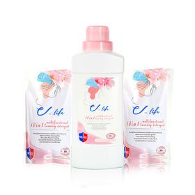 Lantern Manufacturer OEM ODM Concentrated Laundry Detergent Clothes Washing Soap Liquid Detergent with Color Care
