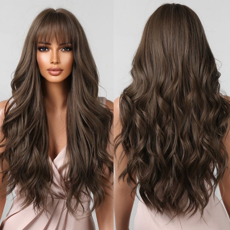 Xiamen Fire Lion International Trade Co., Ltd style bangs with large waves and long curly hair