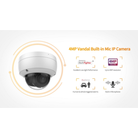 Original HIKVISON 8ch 8 POE 16 Channel NVR 4MP 8MP 4K HD Built-in Mic CCTV Dome IP Security Camera SystemPopular
