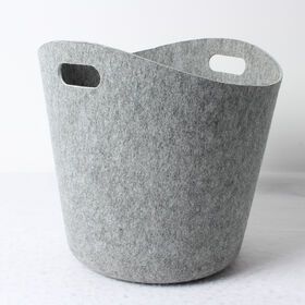 Modern Design Felt Fabric Storage Basket Clothing Laundry Storage Box Organizer Kids Laundry Basket Toy Storage Colorful Felt