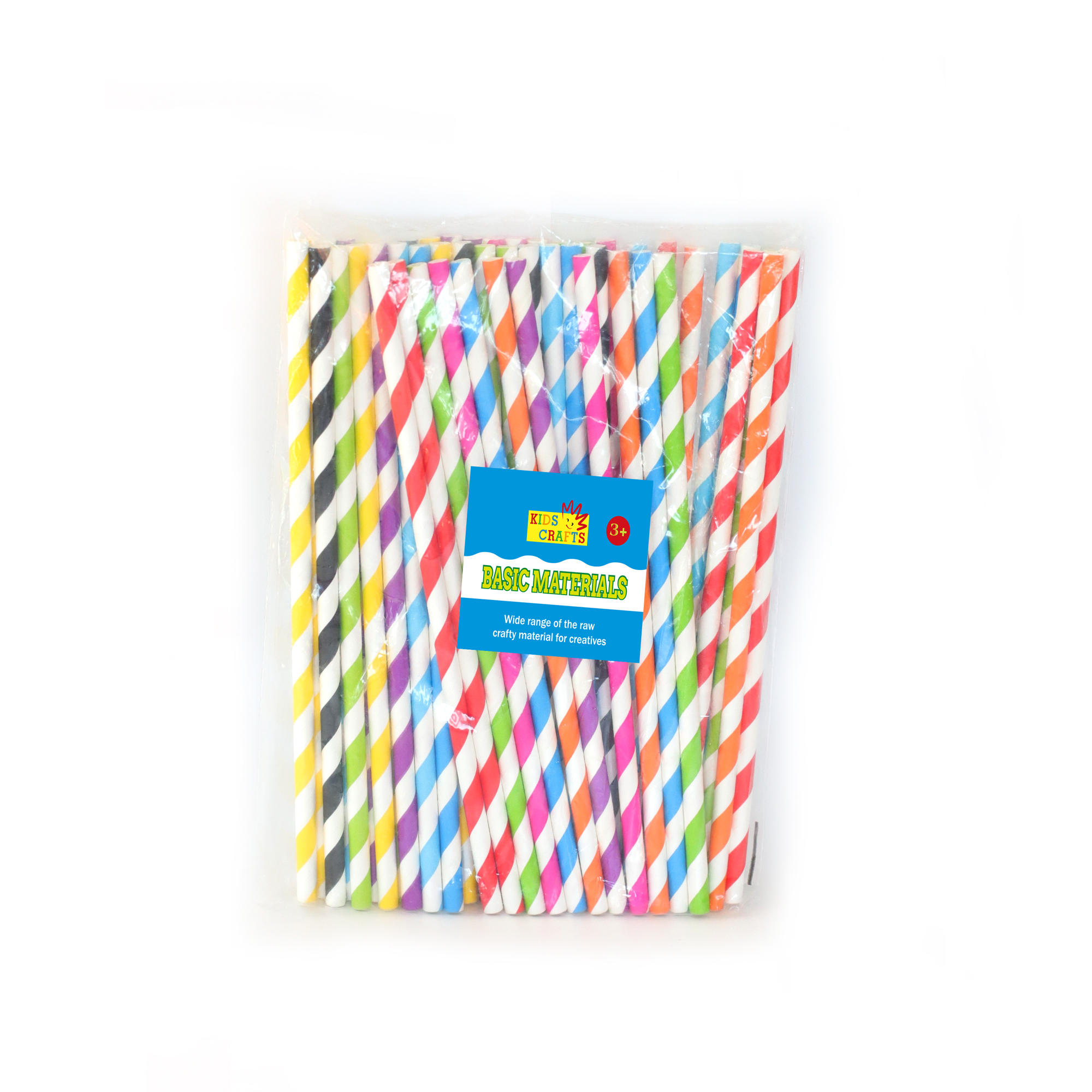 Ningbo Happy Arts & Crafts Co., Ltd. PAPER STRAWS, 20CM, 50 PCS