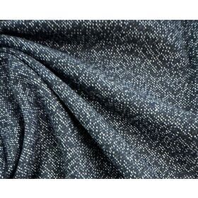 Wholesale Price Black and White Color Double Faced Small Fragrance Style Yarn Dyed Woolen Fabric For Winters Clothes