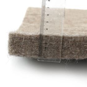 natural woolen brown color 100% wool felt for insulation needle punched wool felt with factory price