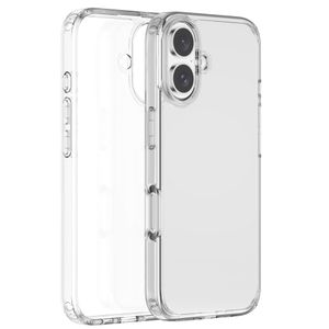 Factory Hot Sale Transparent Anti-Yellowing TPU PC Scratch-Resistant Dual Material Phone Case for iPhone 16