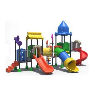 Qiao Qiao Professional Outdoor Park Equipment Park Kids Slide Funny Preschool Playground Outside For Kids Outdoor