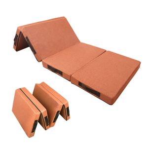 High quality 4 folding mattress Memory Foam high rebound sponge memory foam mattress with quality storage bag for living room