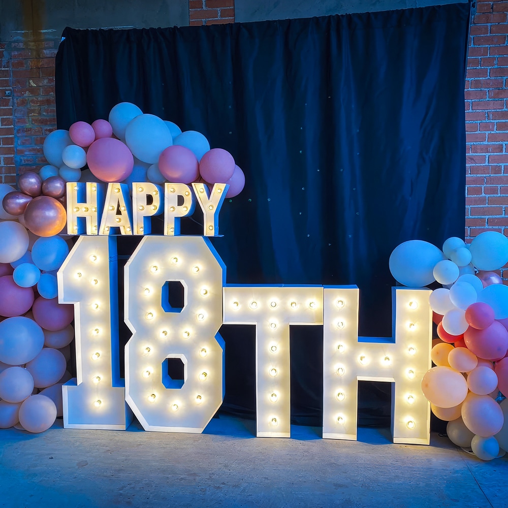 Shenzhen Lc Sign Co., Ltd. 4Ft Marquee Letters,Marquee Numbers,Giant Light up Letter,Big Letter,Giant letters,Wedding Marquee Light,Wedding Lights Decor