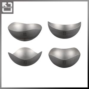 Thicken Stainless Steel Creative Special-shaped Bowl - Wholesale Bulks Dinnerware Bowls Snowflake Gray Outdoors Bowls Restaurant