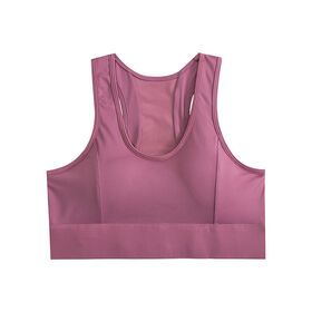 Wholesale Back button shockproof sports bra Adjustable breathable back mesh running fitness yoga bra vest bra