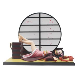 Hot sales Demon slayer Kamado Tanjirou Sleeping position Kamado Nezuko model Anime Figure Cartoon-Character