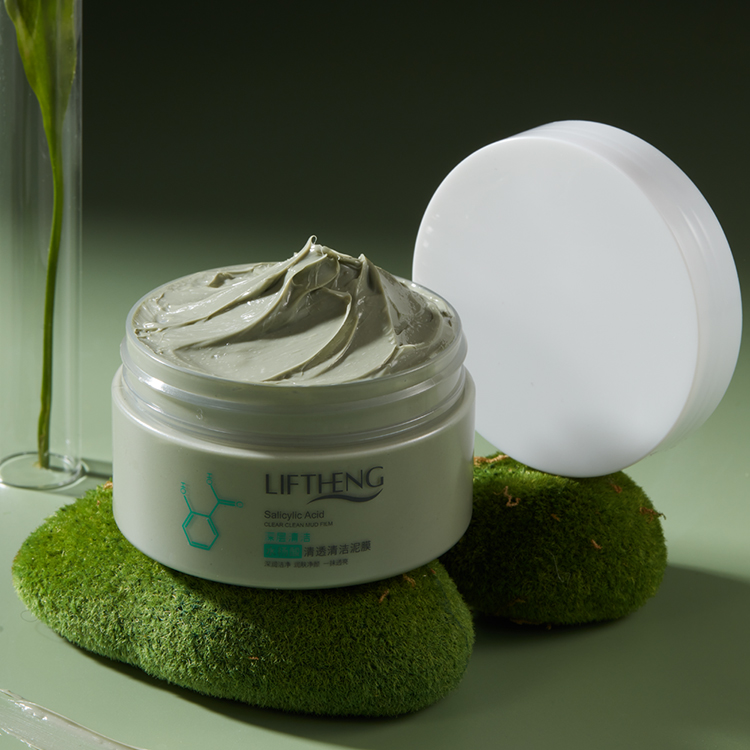 OEM LIFTHENF salicylic acid clear cleansing mud mask face care skin lightening organic acne remover facial masks
