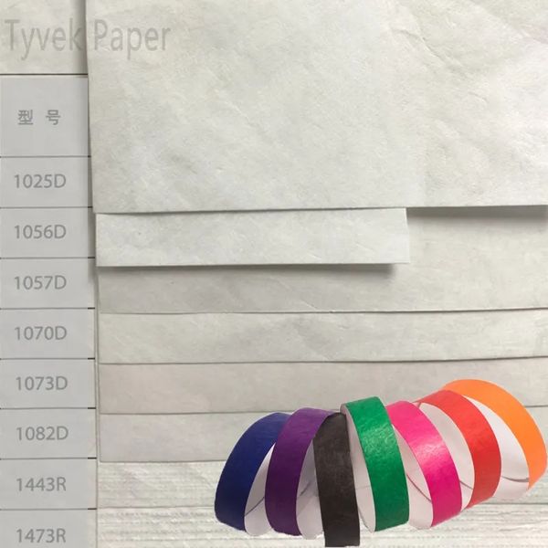 Factory Wholesale dupont Tyvek Paper Roll A4 1443R Tyvek Wristband Paper Rolls