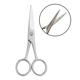 hairdressing professional hair cutting tool barber black scissors men beard scissors