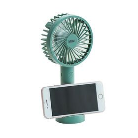 Bulk Stock Low MOQ Cheapest Price Handheld mini Rechargeable Fan 3 Level Wind Control 1200mah USB Rechargeable