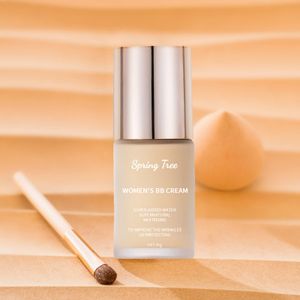 Natural Brightening BB Cream Foundation Base Makeup Concealer Cream Lasting Whitening Moisturizing Primer Face Beauty Cosmetics