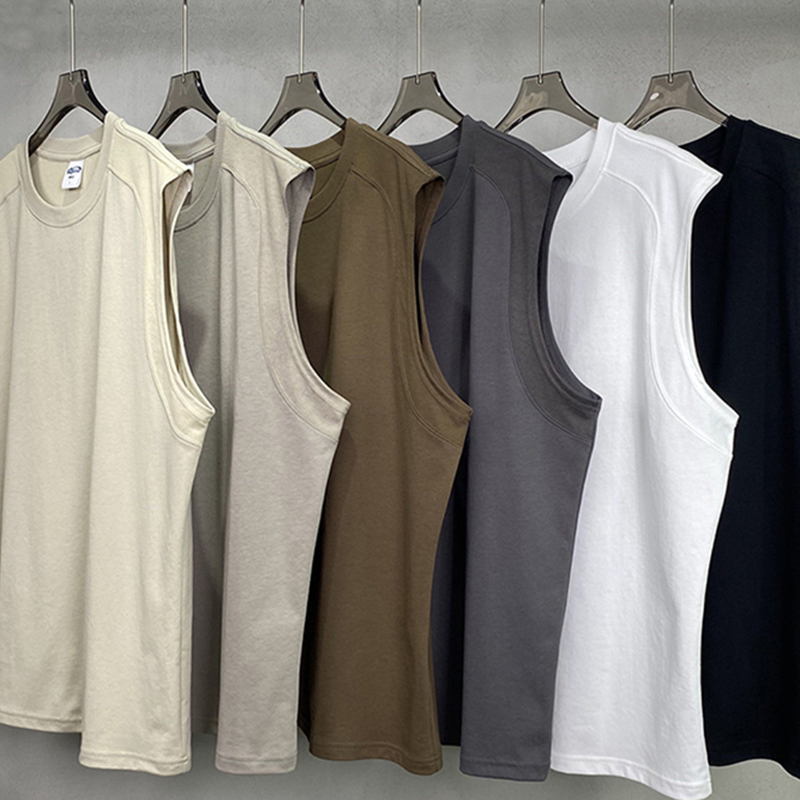 Fengmaodingfu (guangzhou) Technology Co., Ltd. Customized light Quick Drying Cotton Basketball Sports Style off Shoulder Tank Top Men's t shirt