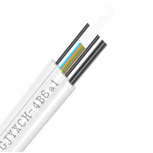 The best price GJXFH  Outdoor 4Core Single Mode SM G657A  FTTH drop cable with 2 steel Wire 1KM price