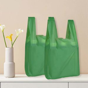 Biodegradable Disposable PLA Plastic Bags Supermarket Shopping Bags