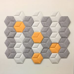 Acoustic panel fabric sound proof wall panels adhesive polyester fiber acoustic panels DIY Decorative sound absorbing board