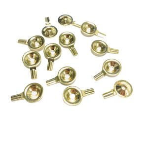 Sterling Silver Disc Medical Consumables Gold-Plated Brain Electrode Jewelry Processing Surface Treatment CNC Machining