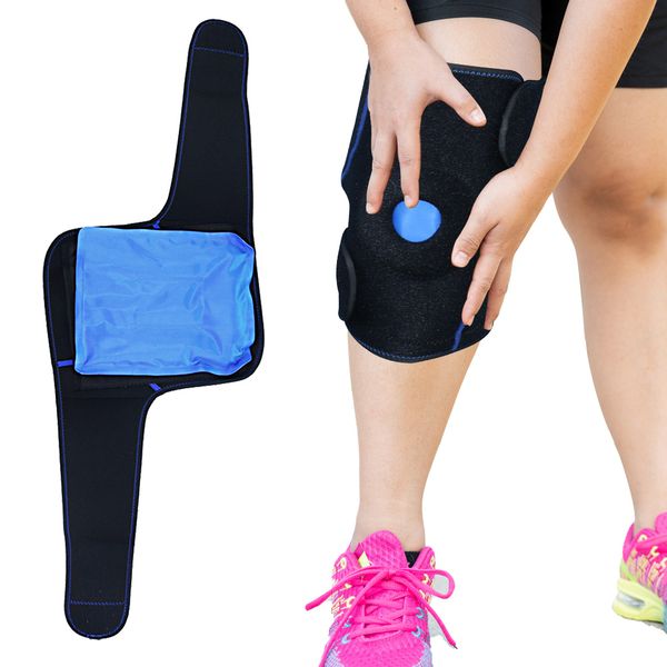 High Quality Flexible Reusable Hot Cold Pack First Aid Healthcare Cooling Knee Gel Ice Pack for Knee Elbow Body Pain Relief