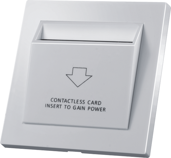 Energy-Saving Mifare Card Key Card Holder Dry Contact Single Pole NFC Compatible Wall Socket UK EU PC 220V/250V/110V Hotels