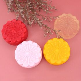 Wholesale rose essential oil soaps natural facial cleanser whitening soap Christmas handmade toilet soapPopular