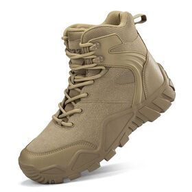 Free walking Waterproof Hiking Work Boots Men's Tactical Boots  Lightweight Breathable Desert Boots