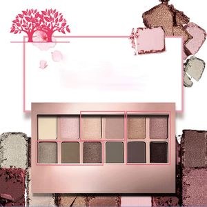 China Supply Private Label Custom Shape 12 Colors Glitter  Eye shadow Palette
