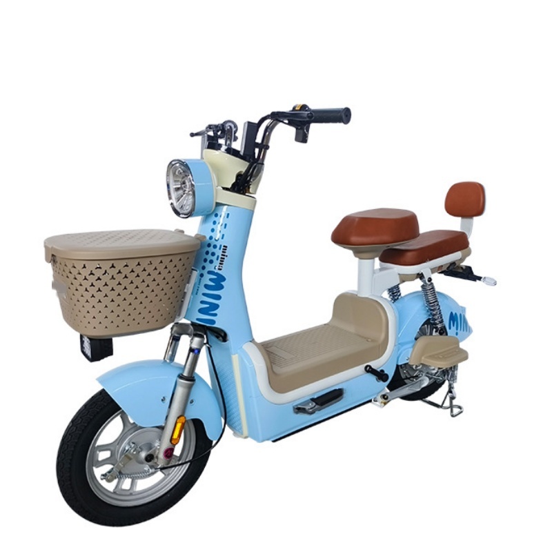 Handan Meijiahui Automobile Co., Ltd. The e-bike comes with a sturdy basket, high-elastic seat, bright lights and shock absorbers