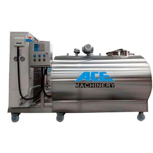 Ace Milk Cooling Tank Small Ice Cream Water Fresh Juice Plant Aseptic Storage Tank With Agitator