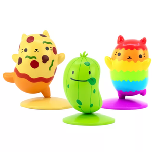 toys OEM factory making customized plastic cartoon action figure animal figurines funny duck cat kawaii toys for kids children