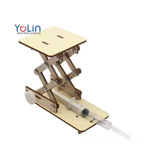 Kids Scientific Toys Puzzle Hydraulic Experiment Lift Table Projects Physics Teaching Aids DIY Science Educational Kit