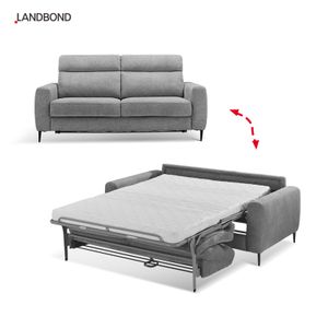 Foshan supplier modern fabric sofa bed with mattress fold out 3 seater living room sleep sofa for apartment and indoor