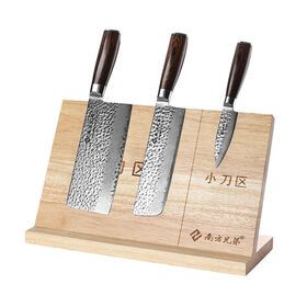 4 Pieces Chef's Kitchen Knife Set New Design ABS Handle Kitchen Damascus Steel Chef Knife Set with Wooden Holder