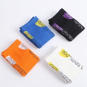 Wholesale cheap Street letter white socks men sports hip hop street socks