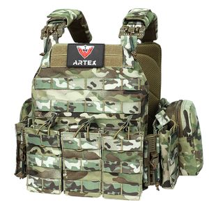 outdoor quick release molle tactical vest hot selling CS equipment training protective insertion plate Carrier tactical vest