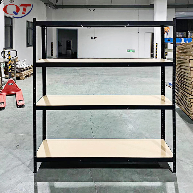 Industrial Steel Garage Warehouse Shelving Boltless Storage metal Rack 4 layers Shelf