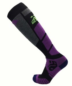 Fashion winter thick athletic ski compression socks