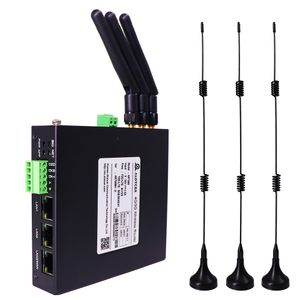 IoT LTE Industrial Router CAT 4 Router with Sim Card Slot Support 4G Ingress Wireless GPS PSE Wifi Status Power Poe CPU ROHS