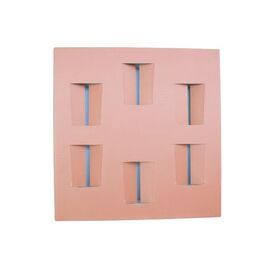 Two Pieces Assembly Paper Board Clear PET Window Cake Bakery Gift Boxes 12x12x 6 Inch Sturdy Construction White IvoryPopular