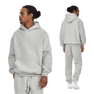 2024 New Fashion Custom Logo Solid Color 100% Cotton Men's Hoodie Puff Technics Pullover Style Hip-Hop Style Hooded Winter