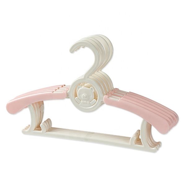 Stretchable Baby Clothes Hangers Set Non Slip Clothing Stretchable Plastic Kids Children Hanger