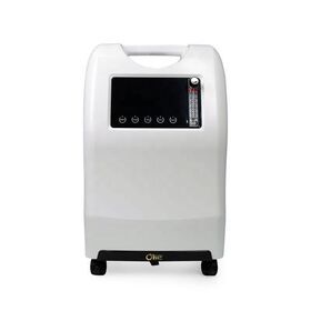 Hospital and home use high pressure dual flow mobile oxygen concentrator